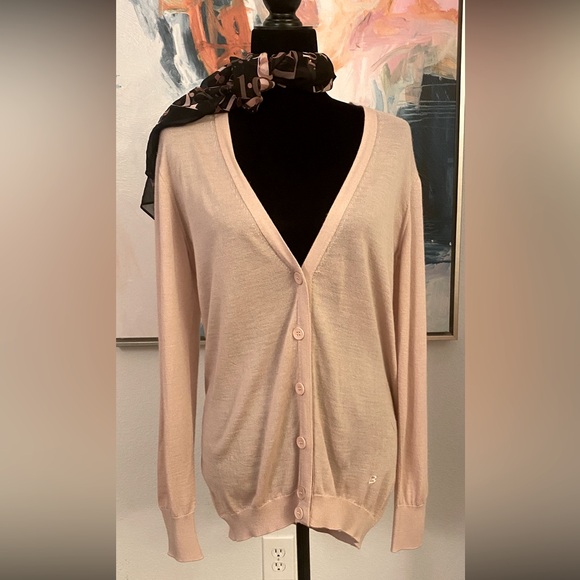 Balenciaga  neutrals dusty Pink / Dusty Rose / cardigan. Cashmere - Picture 4 of 16